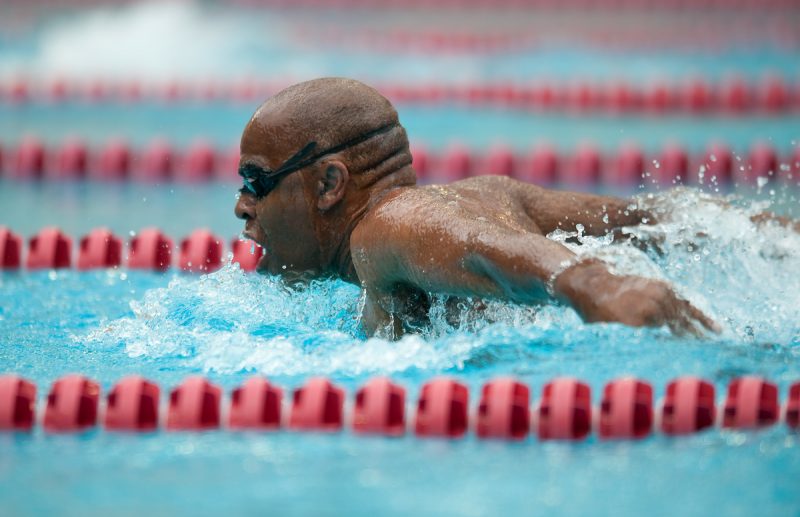 Swimming at the San Diego Senior Games 2023